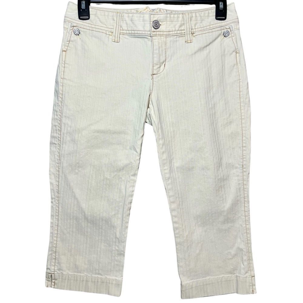 Vintage Y2K GAP NWOT Ultra Low Rise Cropped Stretch Capri Pants Womens Size 6 R